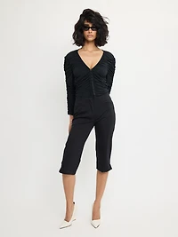Black Capri Pants Pockets