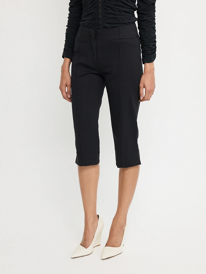 Black Capri Pants Pockets