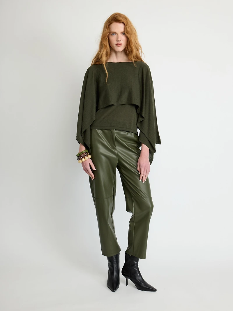 Double-Layer Knit Top