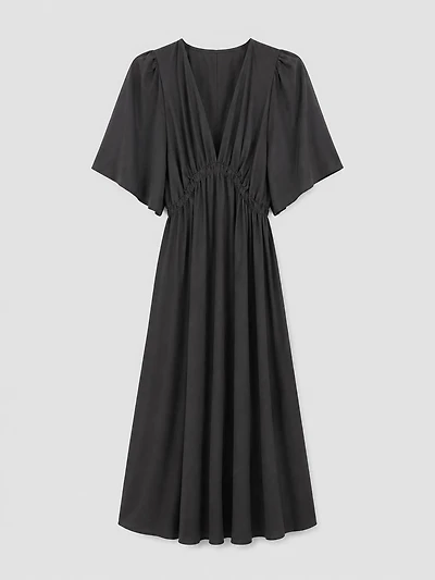 Flutter Sleeve Maxi Dress
