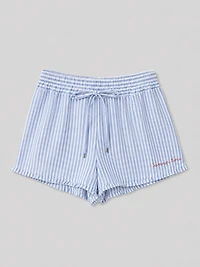 Striped Drawstring Shorts