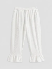Pantalon à volants et œillets