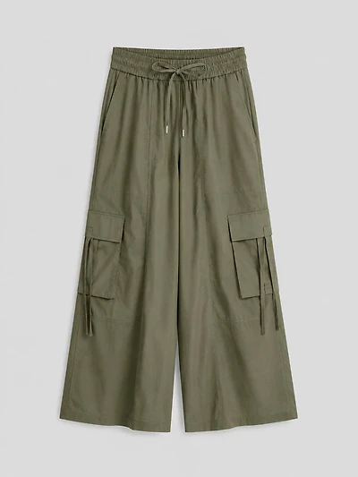 Pantalon cargo large