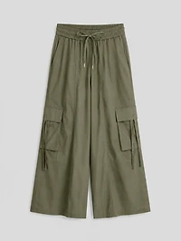 Pantalon cargo large