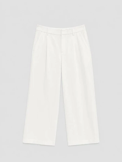 White Wide-Leg Pants