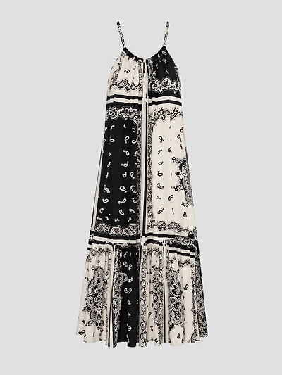 Paisley Patchwoek Maxi Dress