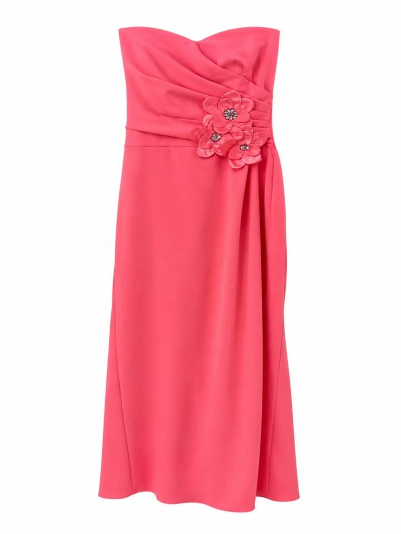 LONG DRESS PINK FLORAL