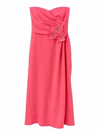 LONG DRESS PINK FLORAL