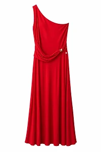 ROBE LONGUE UNE ÉPAULE