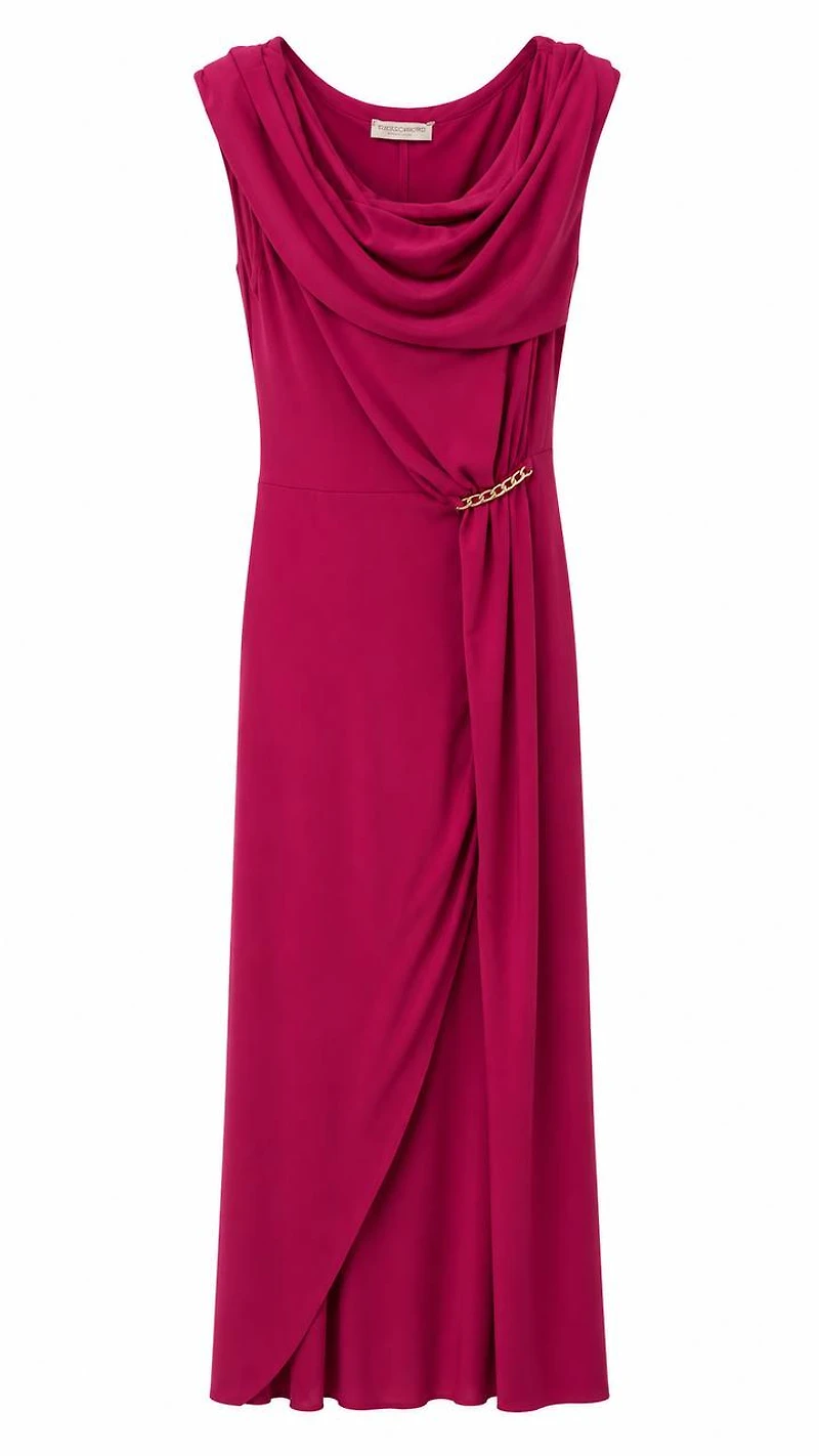 LONG DRESS FUCSIA
