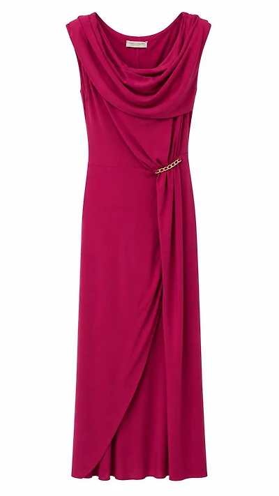 LONG DRESS FUCSIA