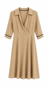 ROBE CHEMISE BEIGE