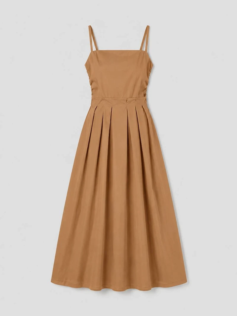 Square-Neck Midi Dress