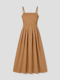 Square-Neck Midi Dress