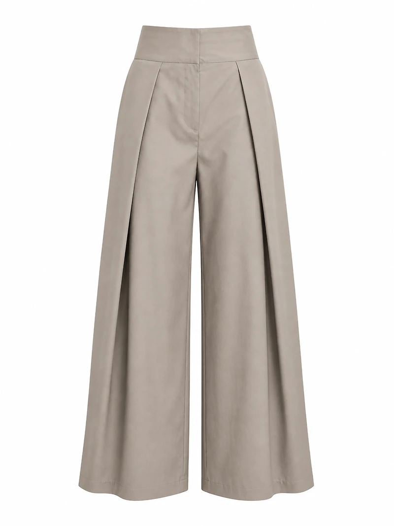 Tailored Wide Leg Trousers