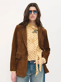 Suede Blazer