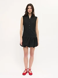 Short Dress With Buttons