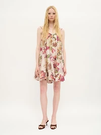 Floral Print Slip Dress