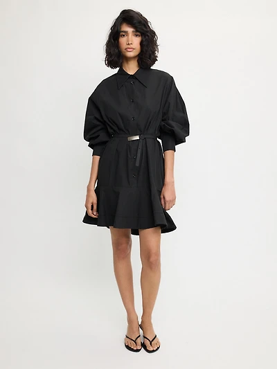 Mini Dress Belt Black