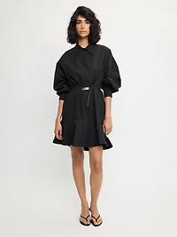 Mini Dress Belt Black