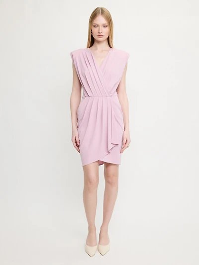 Draped Mini Dress