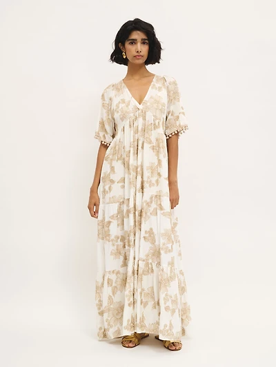 Floral Embroidered Dress