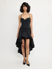 Ruffle Midi Skirt