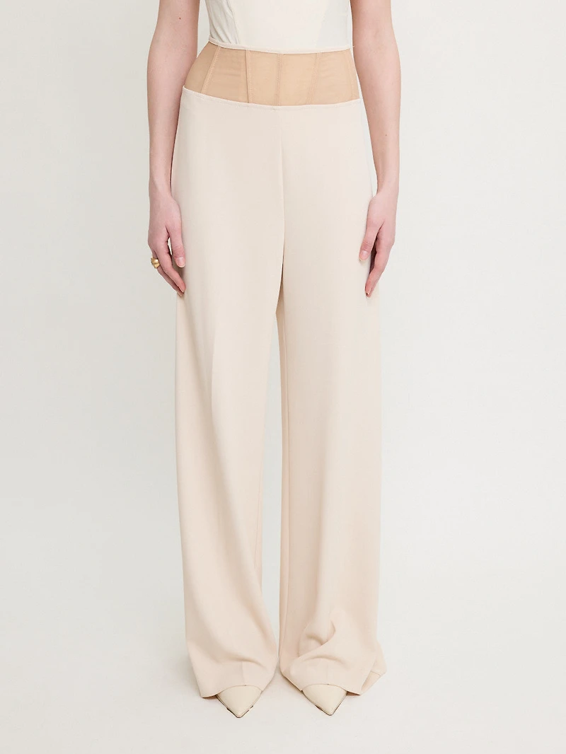 Wide leg Sheer Detail