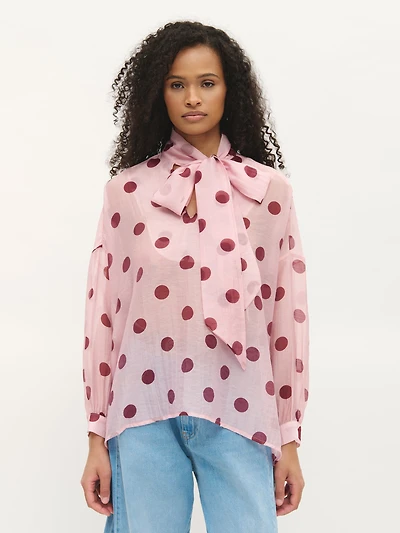 Polka Dot Blouse