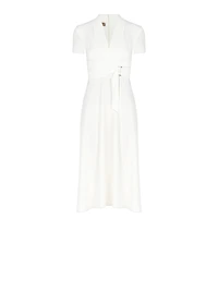 Robe mi-longue à boucle