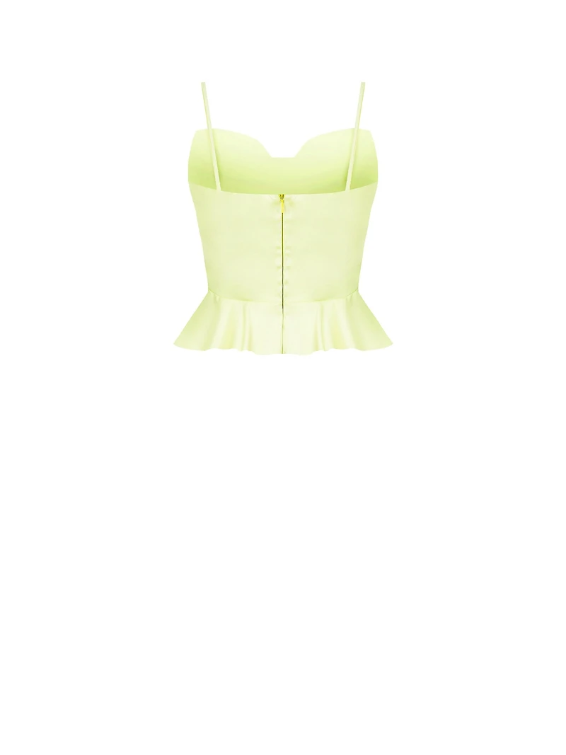 Crop Top with Maxi Bow