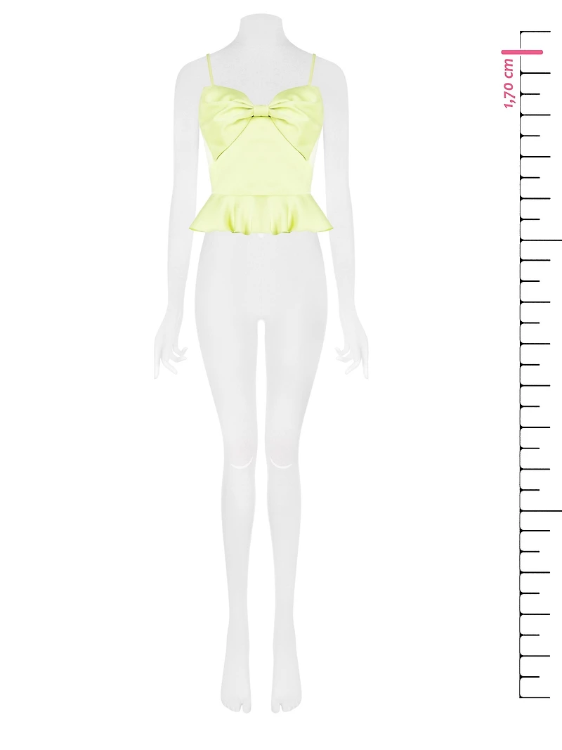 Crop Top avec Maxi Noeud
