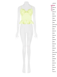 Crop Top avec Maxi Noeud