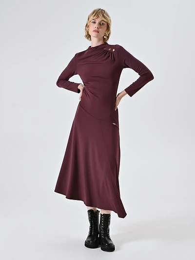 Robe légère en point de Milan