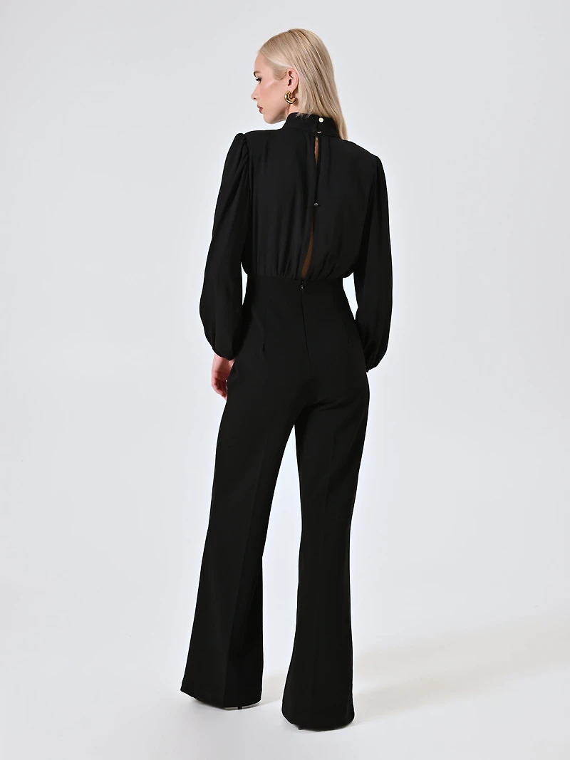 Black Jumpsuit with Buckle