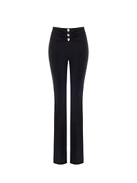 Trousers with Decorative Buttons