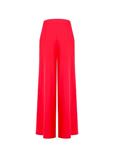 Pantalon tailleur écarlate