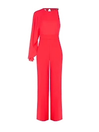 Scarlet Asymmetry Jumpsuit