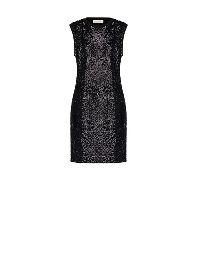 Robe à sequins sur le devant