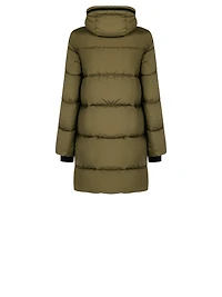 Doudoune longue sculptée