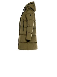 Doudoune longue sculptée