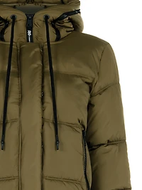 Doudoune longue sculptée