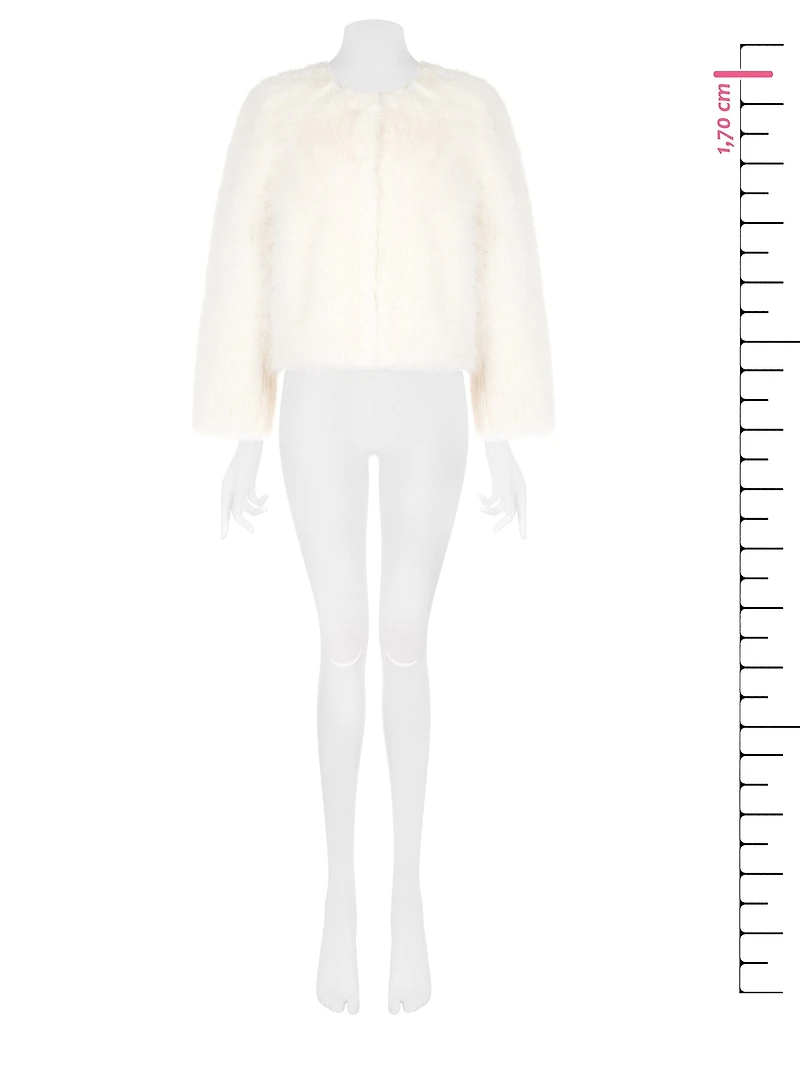 Veste en fausse fourrure douce