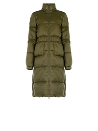 Doudoune longue resserrée