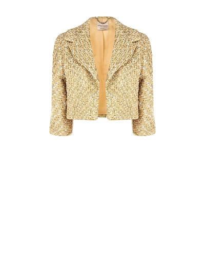 Cropped Tweed Jacket
