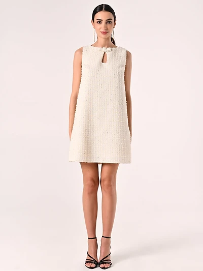 Bow Dress Tweed