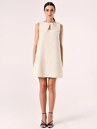Bow Dress Tweed
