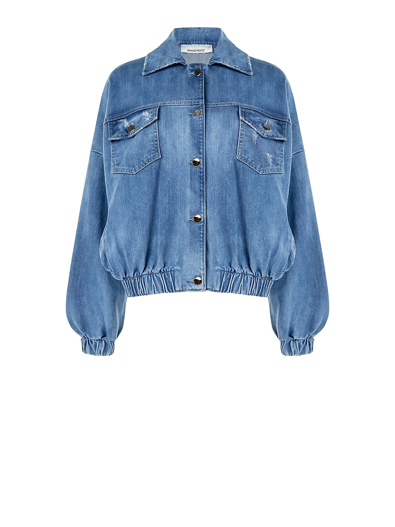 Bomber Denim Jacket