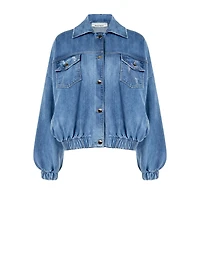 Bomber Denim Jacket