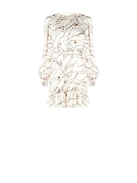 Belted A-line Dress